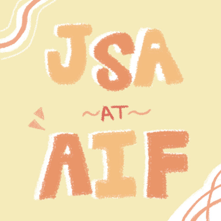 Hand draw graphic for UCI's JSA to use at our upcoming appearance at the club fair (made in ProCreate)